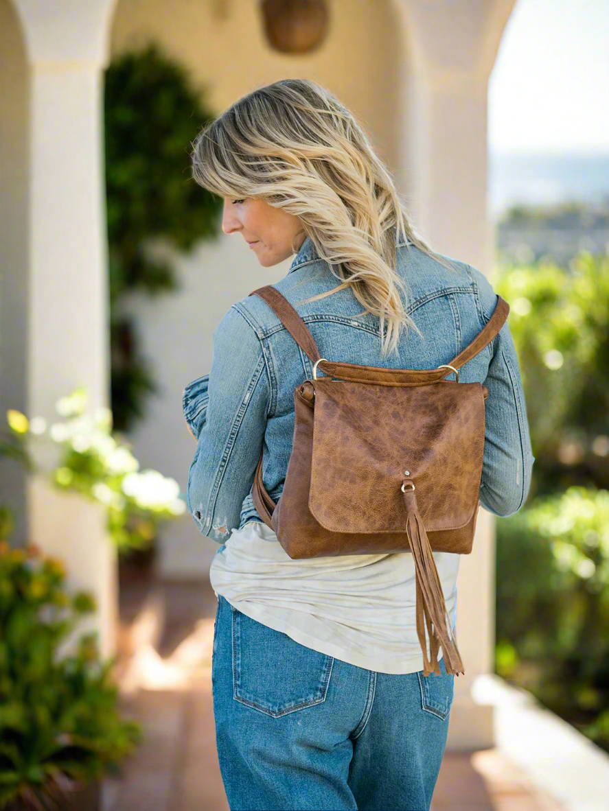 Convertible Backpack ~ Whiskey Outlaw – Daylin Skye