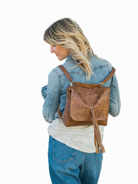 Convertible Backpack ~ Whiskey Outlaw