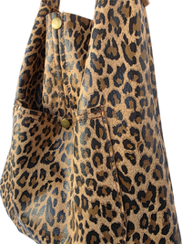 Adisa Flat Tote - Leopard Nubuck