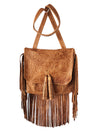 Convertible Backpack with Fringe - Various Leathers