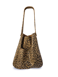 Adisa Flat Tote - Leopard Nubuck