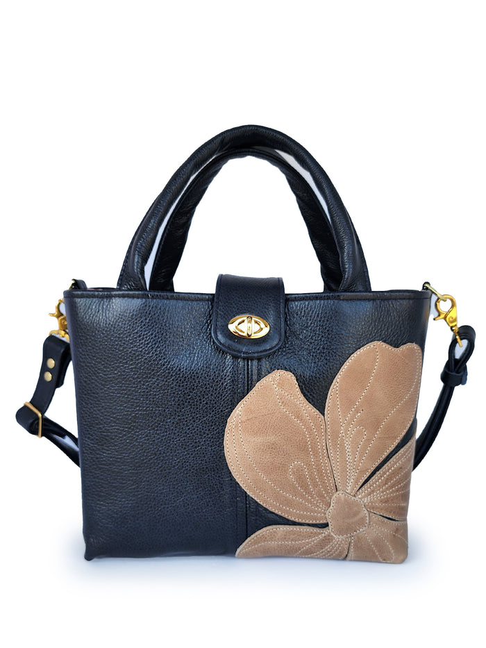 Blossom Tote ~ Navy