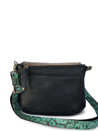 Kindness Saddle Bag ~ Italian Rose - Turquoise