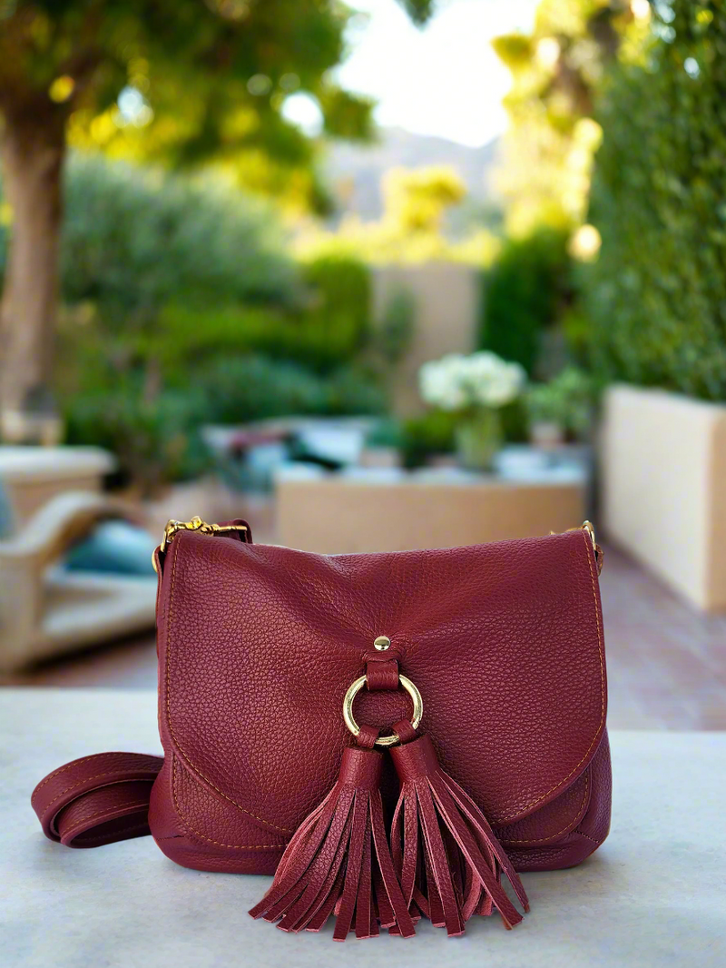 Kindness Saddle Bag ~ Italian Leathers