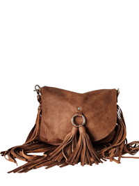 Kindness Saddle Bag with Fringe - Various Leathers