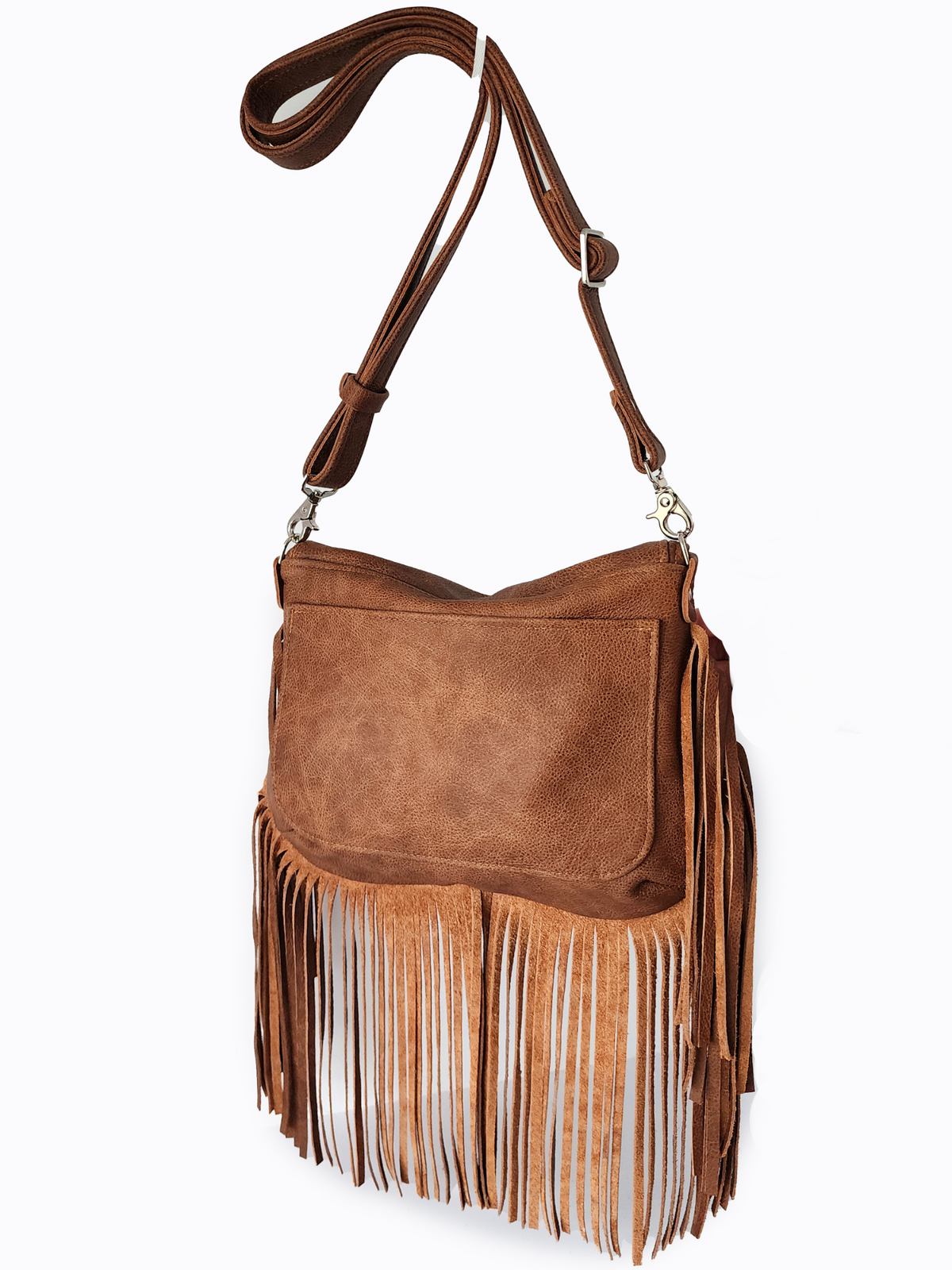 Kindness Saddle Bag with Fringe - Various Leathers