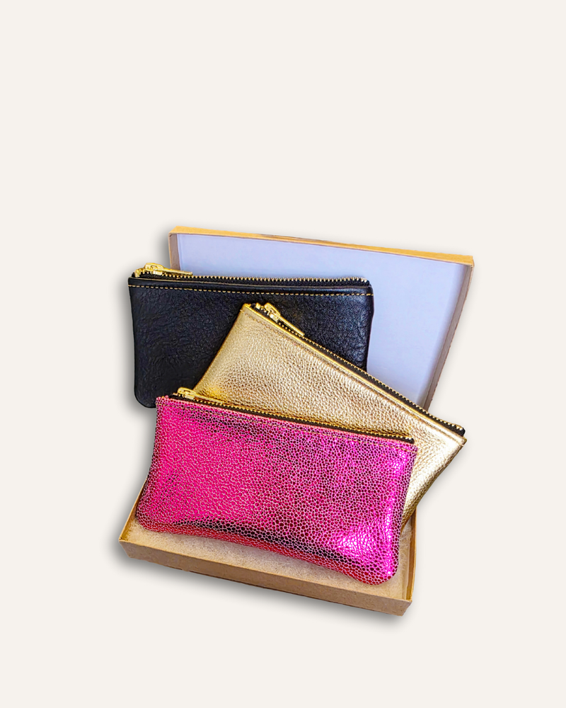 Boxed Mini Zipper Pouch Set