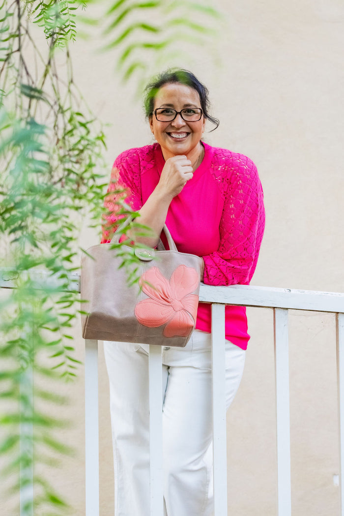 Blossom Tote ~ Desert