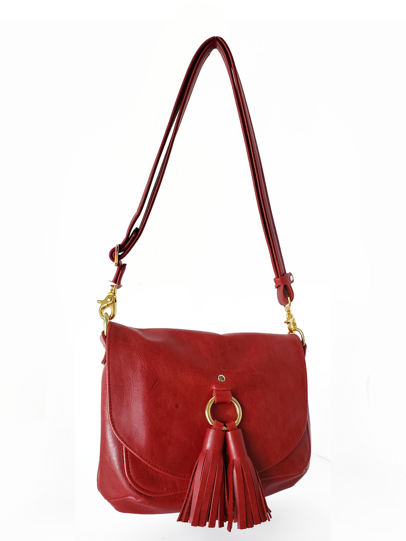 Kindness Saddle Bag - Red