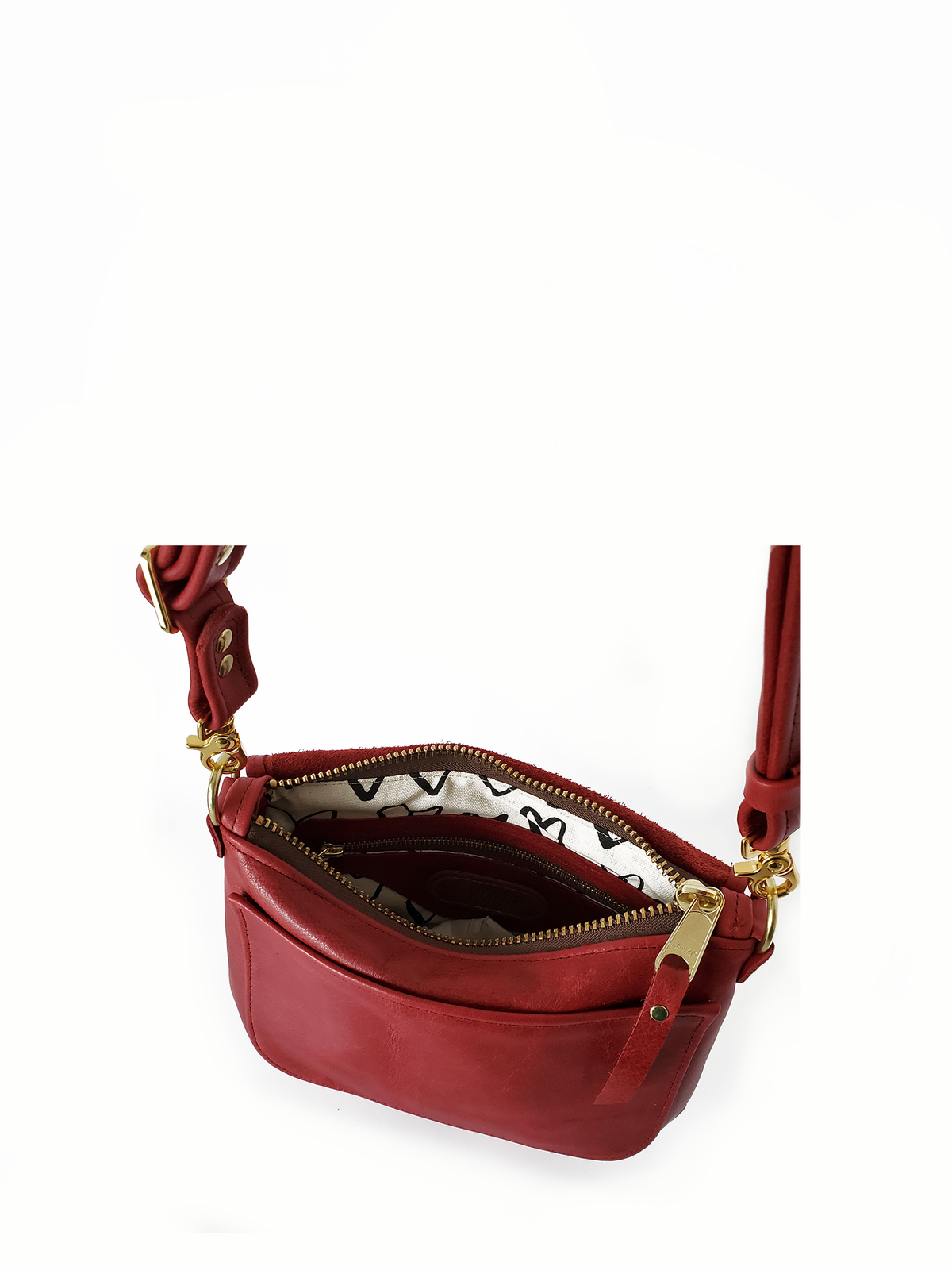 Kindness Saddle Bag - Red
