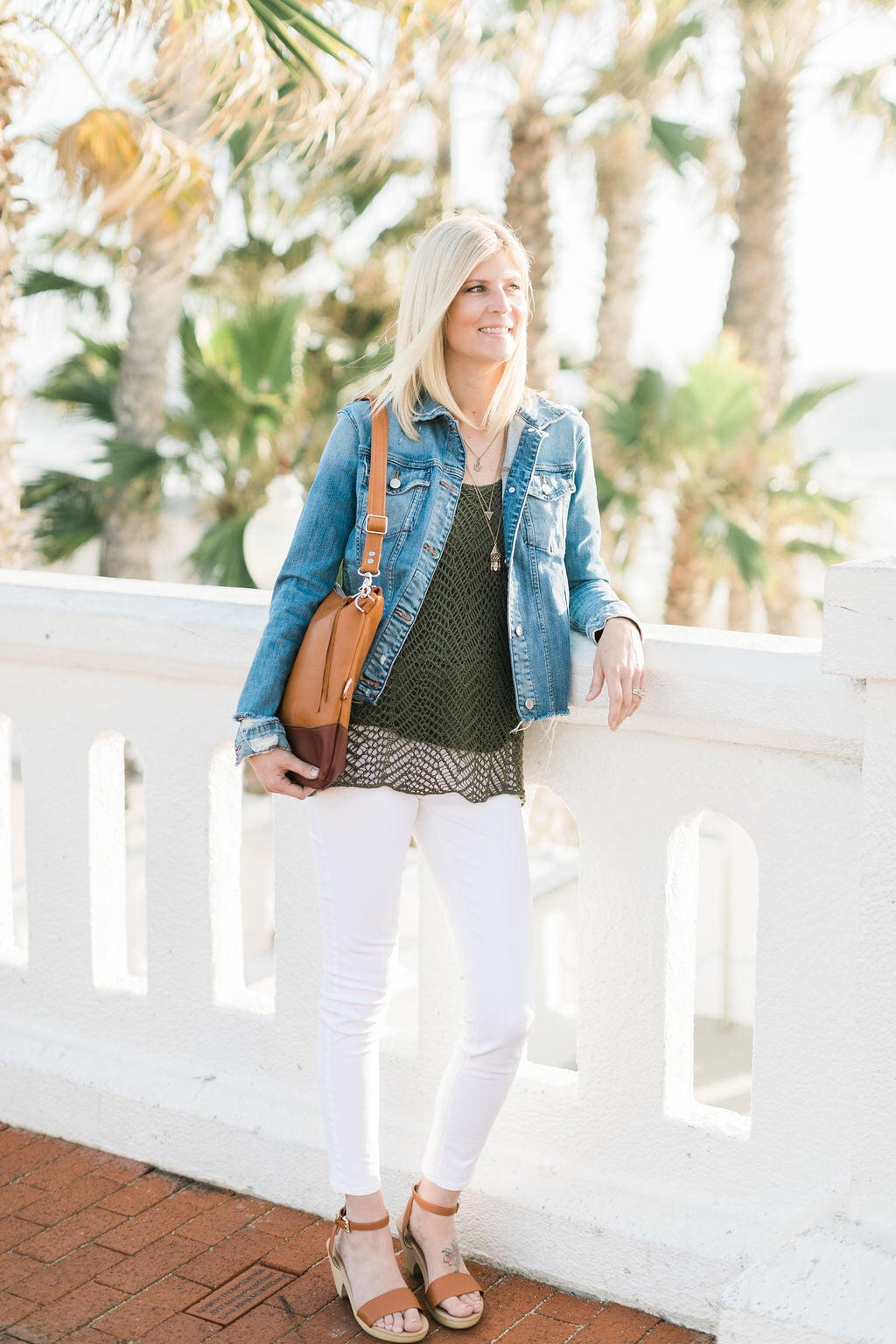 Large Foldover Satchel - British Tan & Cognac