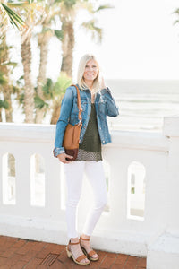 Large Foldover Satchel - British Tan & Cognac